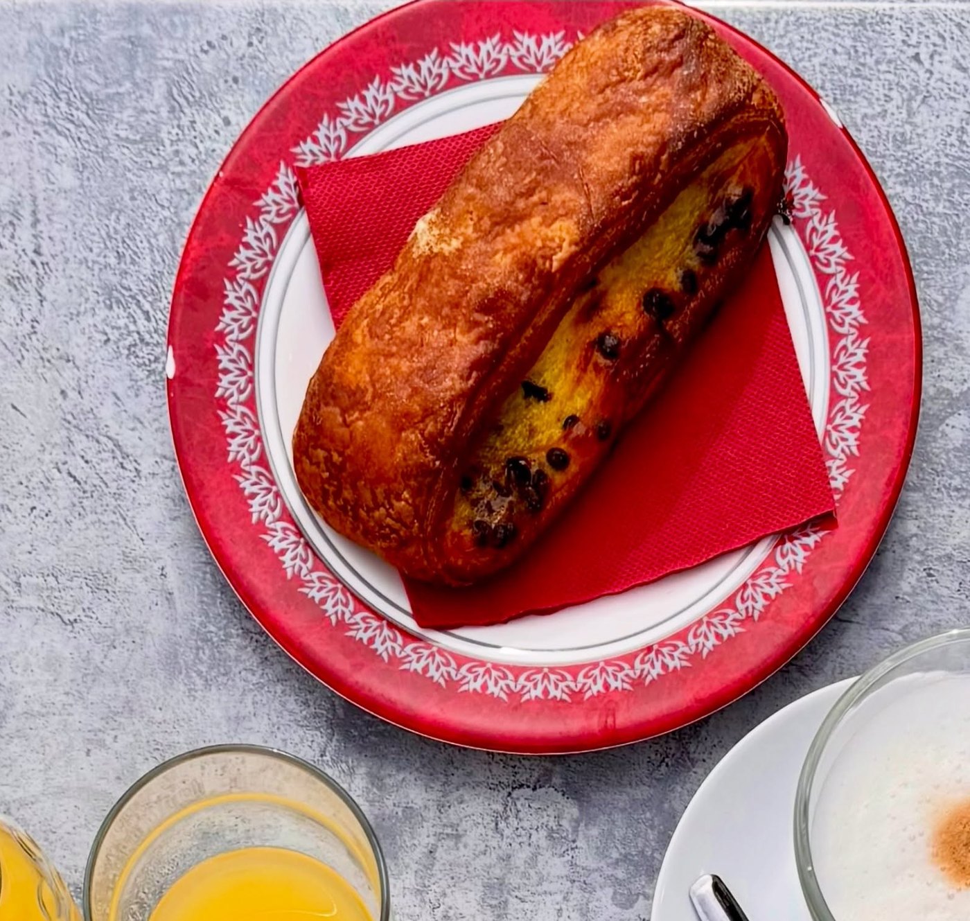 Viennoiserie dorée